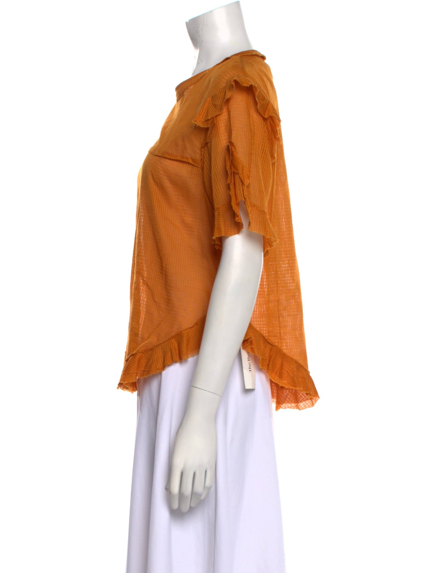 Isabel Marant Scoop Neck Short Sleeve Blouse