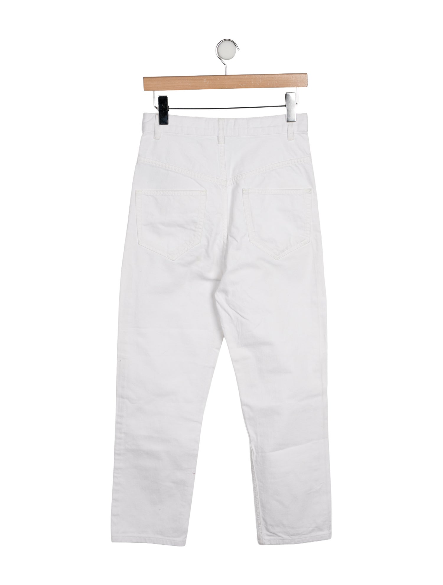 Isabel Marant High-Rise Straight Leg Jeans