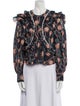 Isabel Marant Printed Crew Neck Blouse