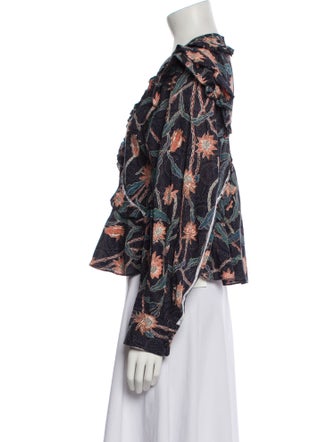 Isabel Marant Printed Crew Neck Blouse