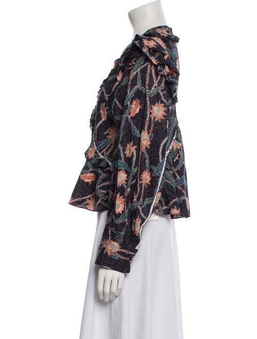 Isabel Marant Printed Crew Neck Blouse