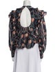 Isabel Marant Printed Crew Neck Blouse