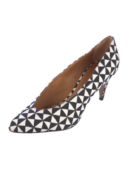 Isabel Marant Canvas Printed Pumps