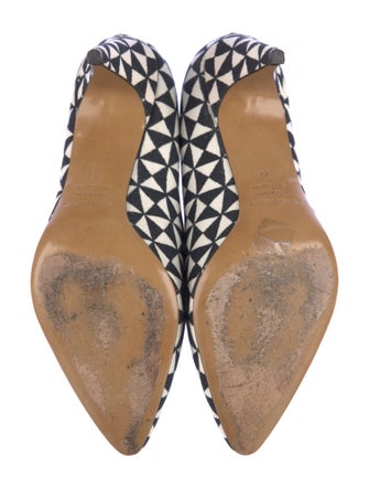 Isabel Marant Canvas Printed Pumps