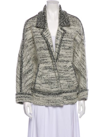 Isabel Marant Wool Tweed Pattern Blazer