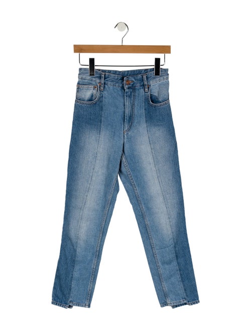 Isabel Marant High-Rise Straight Leg Jeans