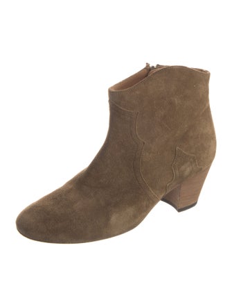 Isabel Marant Suede Western Boots