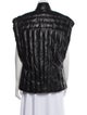Isabel Marant Leather Striped Vest