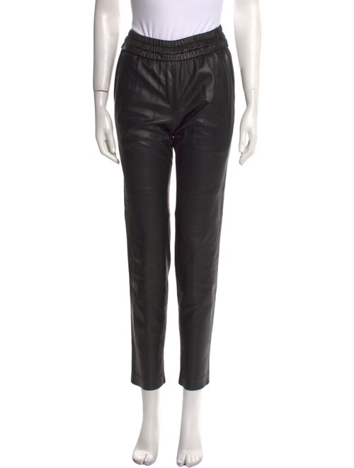 Isabel Marant Leather Straight Leg Pants