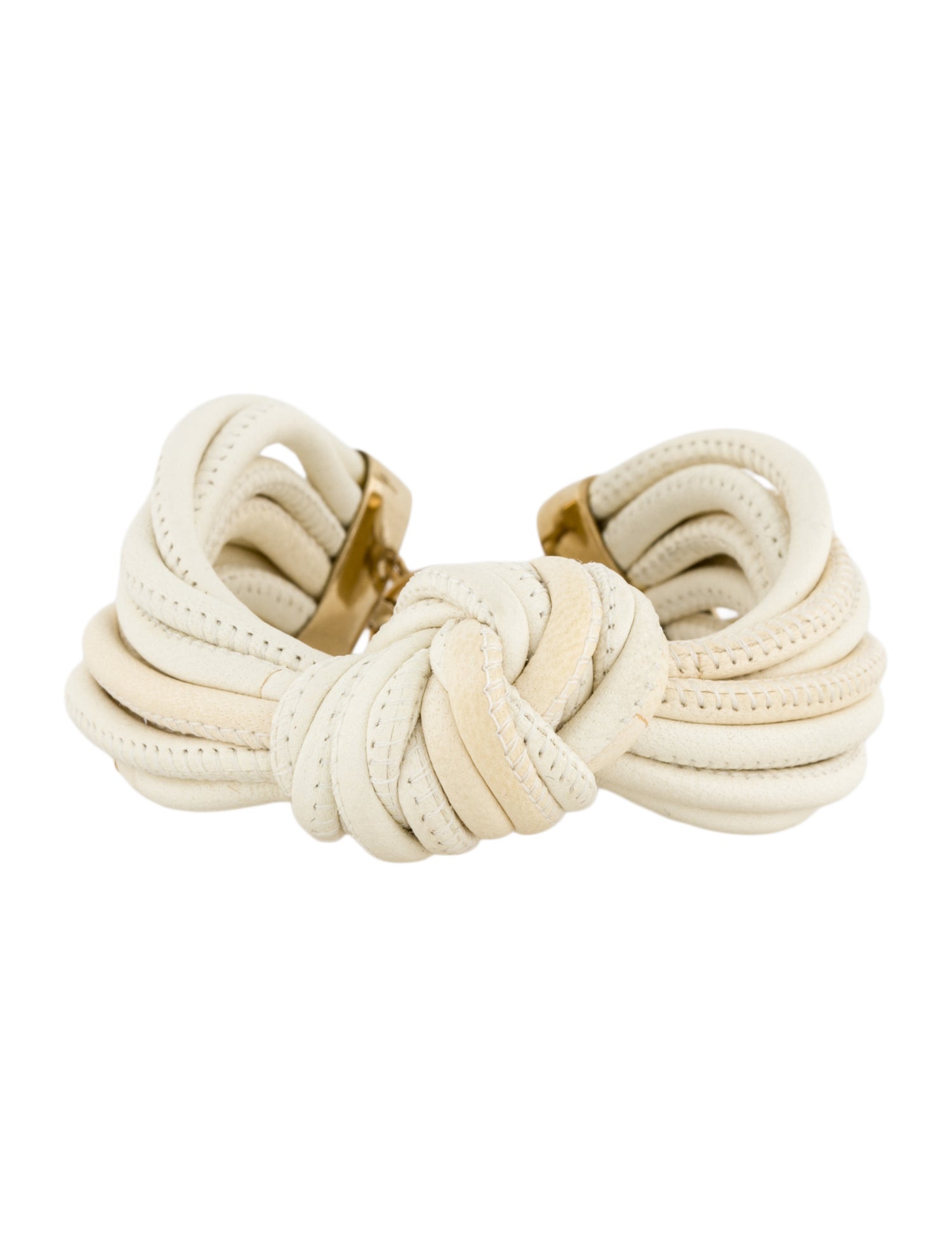 Isabel Marant Leather Knot Wrap Bracelet