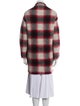 Isabel Marant Wool Plaid Print Coat