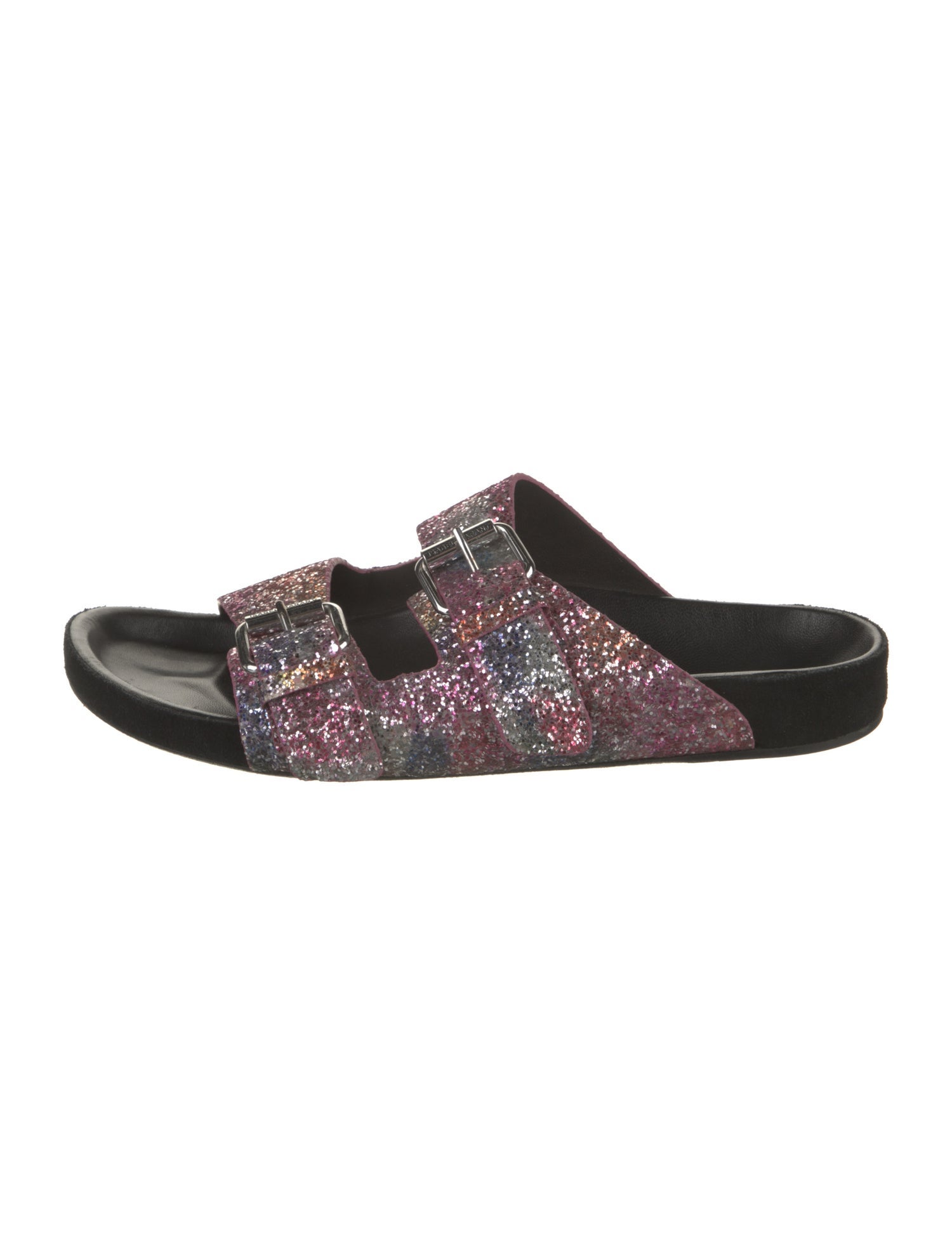 Isabel Marant Glitter Printed Slides