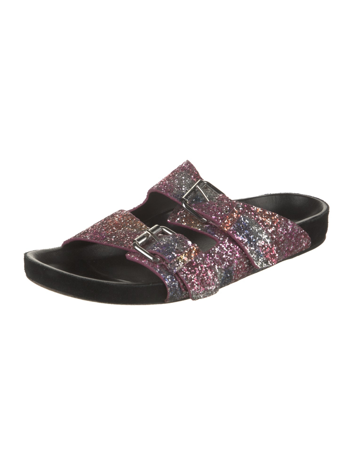 Isabel Marant Glitter Printed Slides