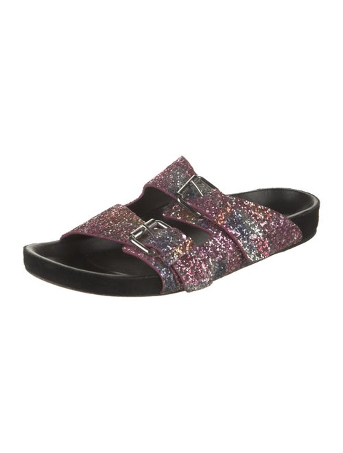 Isabel Marant Glitter Printed Slides