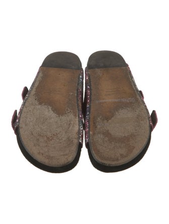 Isabel Marant Glitter Printed Slides