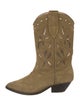 Isabel Marant Suede Cutout Accent Western Boots