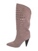 Isabel Marant Suede Cutout Accent Boots