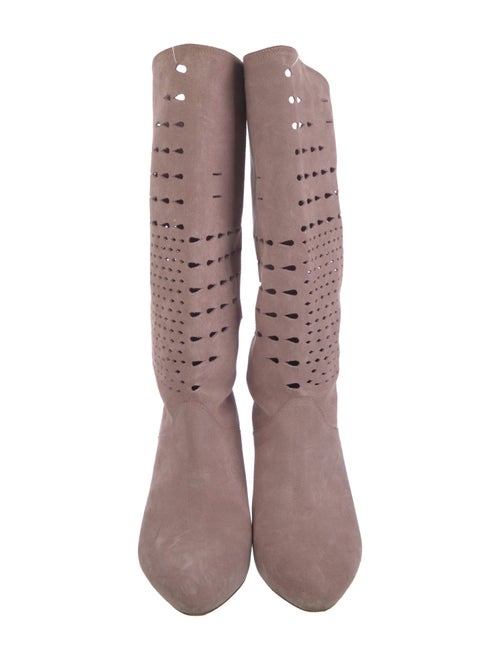 Isabel Marant Suede Cutout Accent Boots