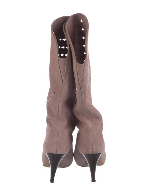 Isabel Marant Suede Cutout Accent Boots