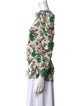 Isabel Marant Floral Print Bateau Neckline Blouse