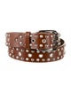 Isabel Marant Leather Studded Accents Belt