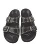 Isabel Marant Leather Printed Slides