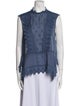 Isabel Marant Mock Neck Sleeveless Blouse