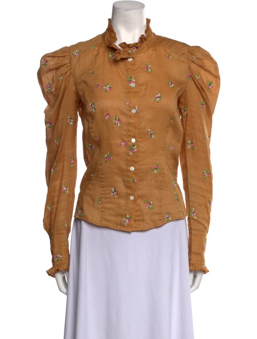 Isabel Marant Long Sleeve Button-Up Top