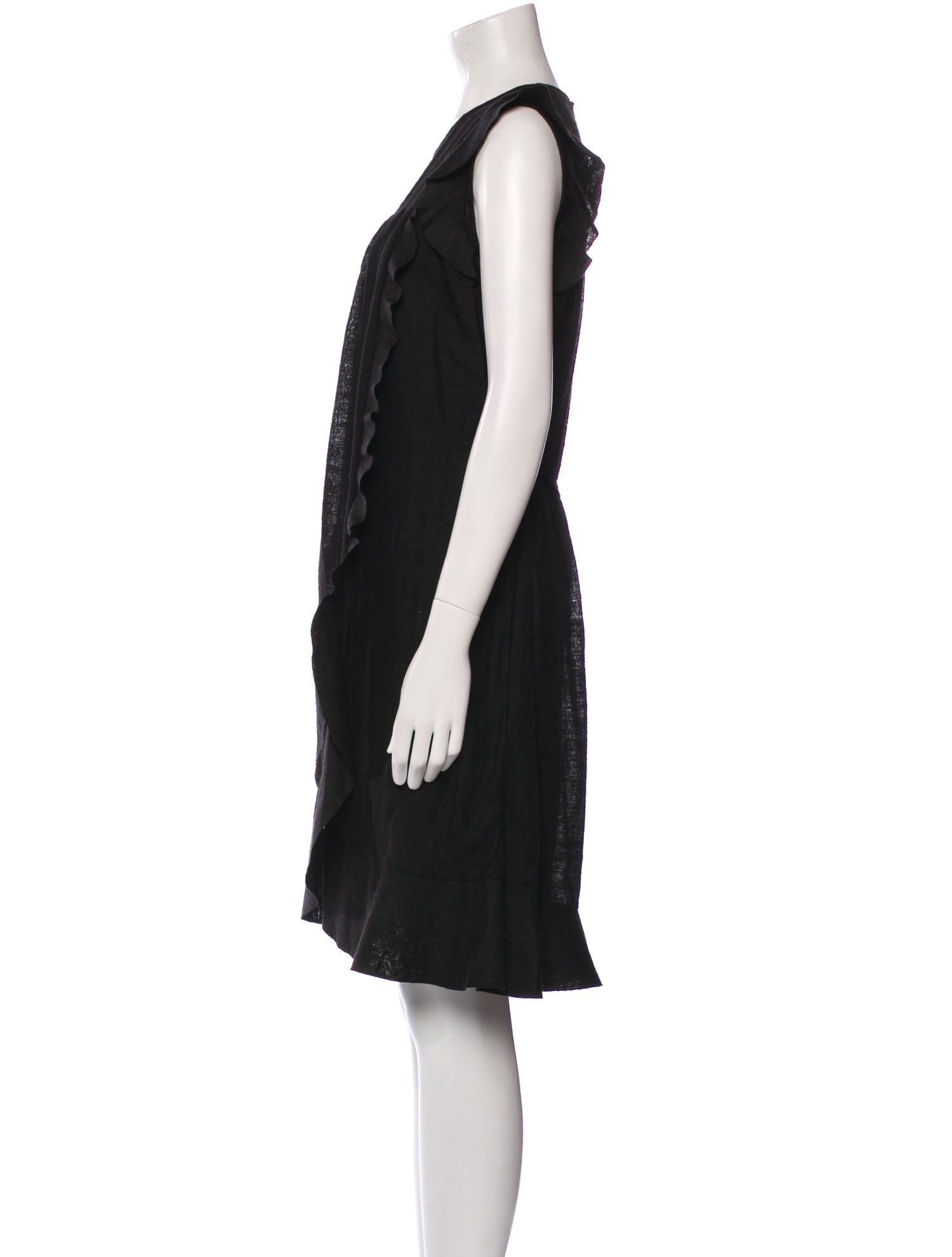 Isabel Marant Silk Ruffle Embellishment Nightgown