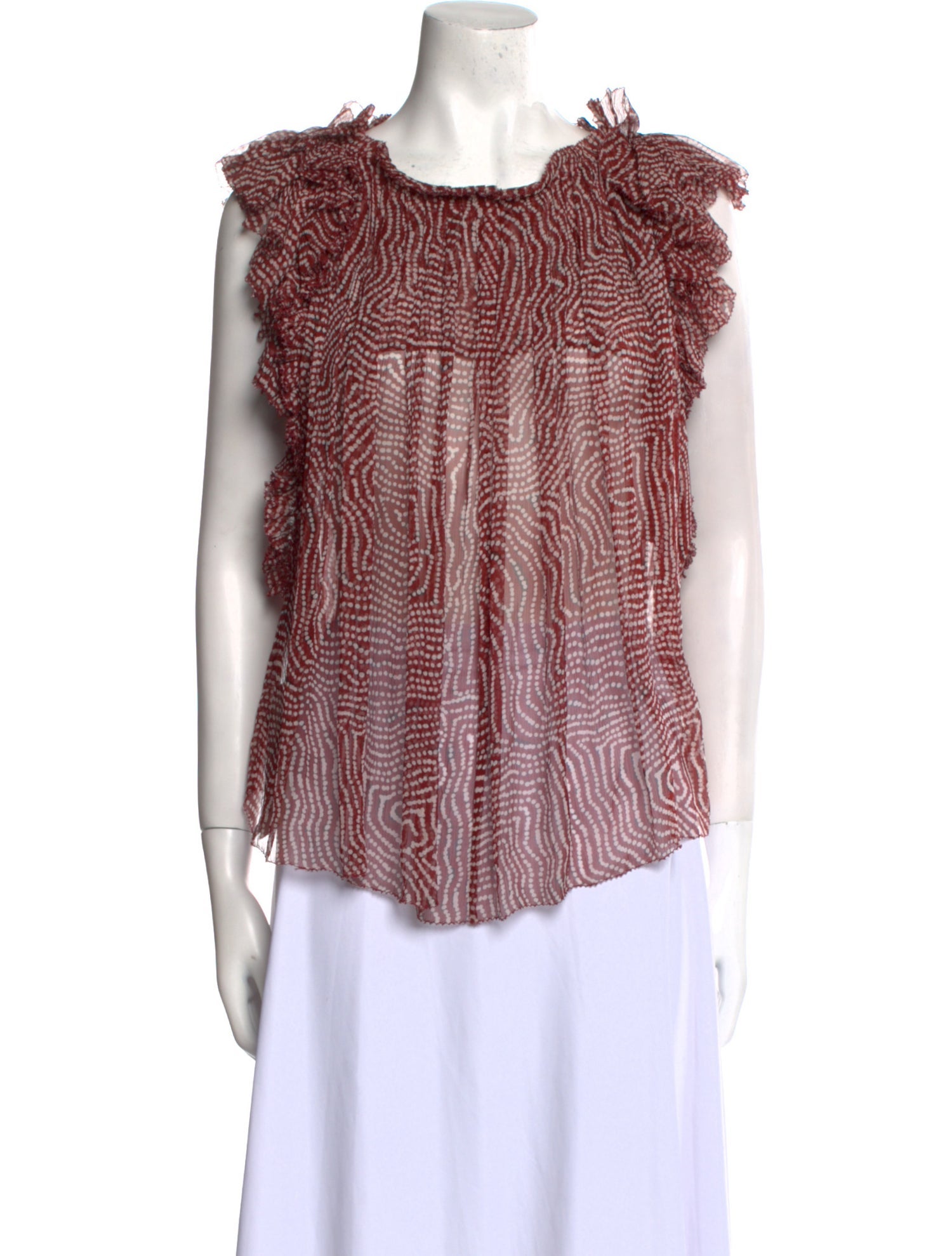 Isabel Marant Silk Printed Blouse