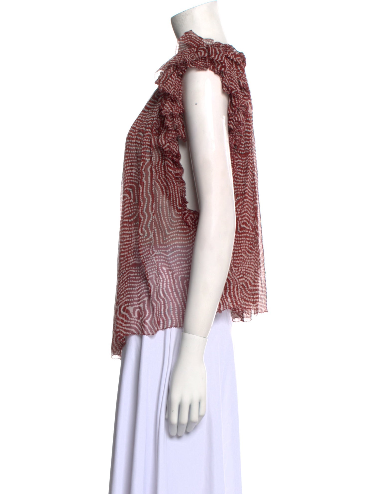 Isabel Marant Silk Printed Blouse