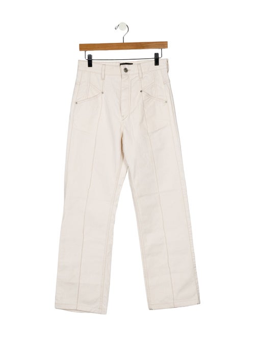 Isabel Marant High-Rise Straight Leg Jeans