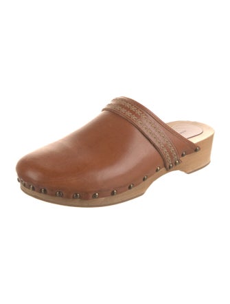 Isabel Marant Leather Studded Accents Mules