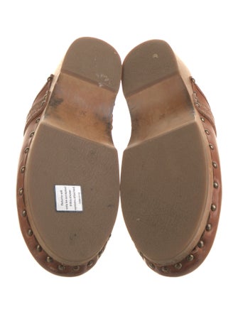 Isabel Marant Leather Studded Accents Mules