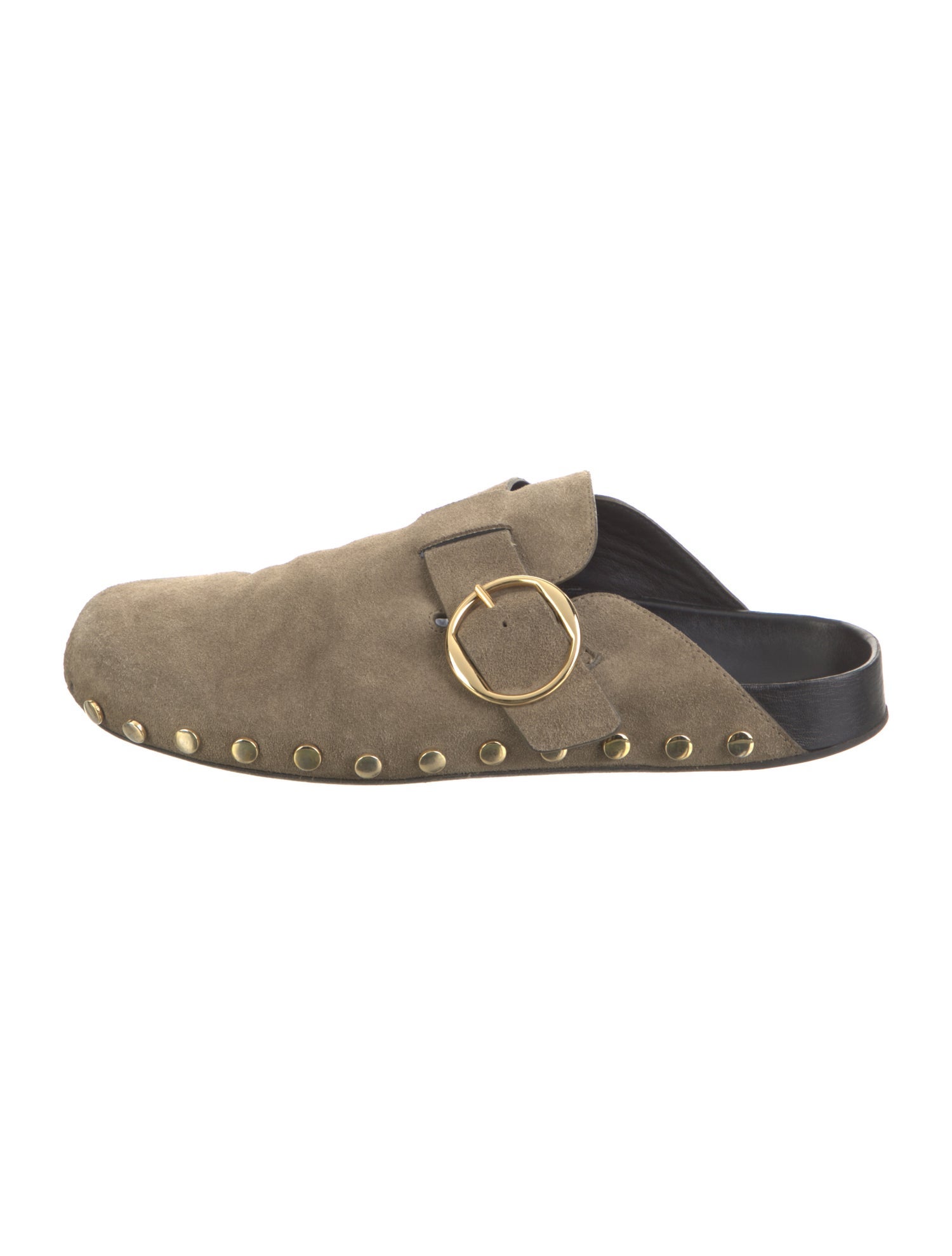 Isabel Marant Suede Studded Accents Mules
