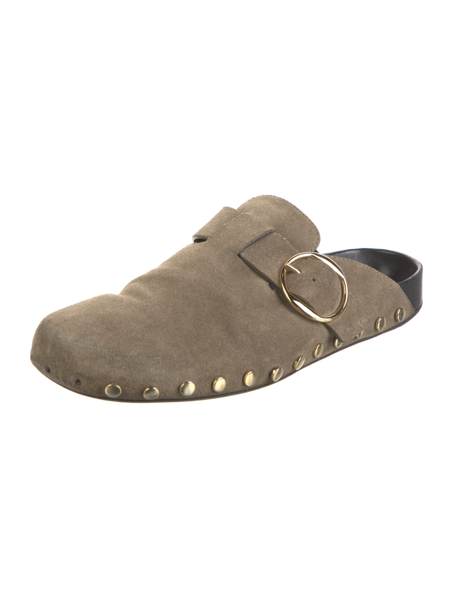 Isabel Marant Suede Studded Accents Mules