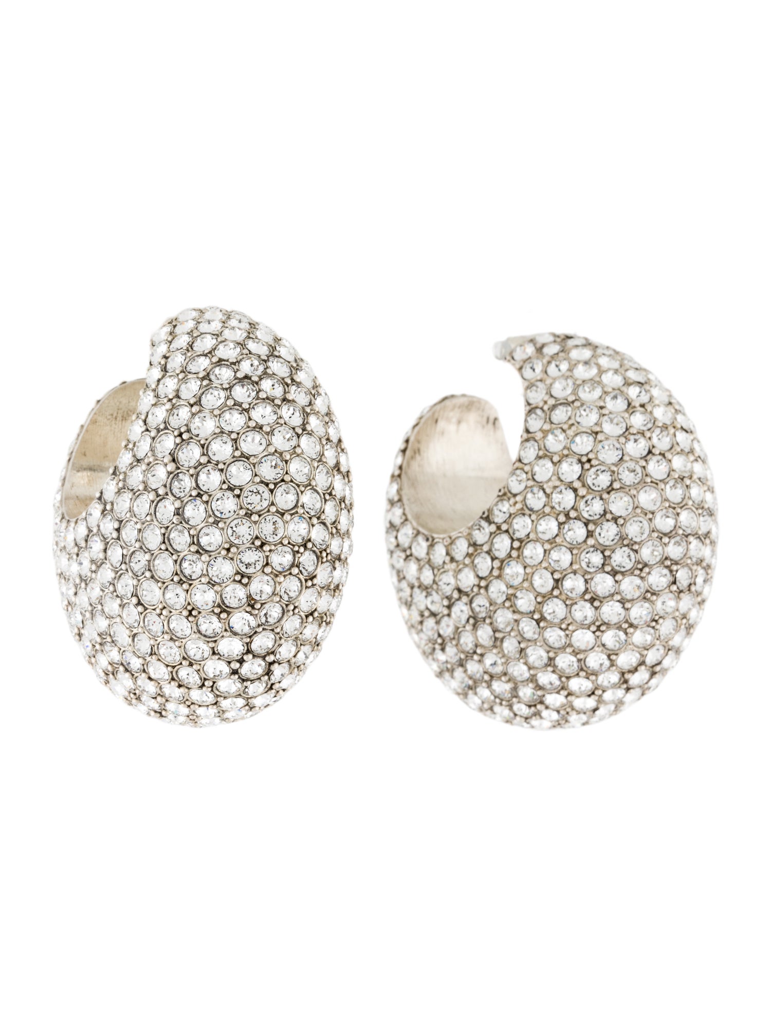 Isabel Marant Crystal Enjoy Hoop Earrings