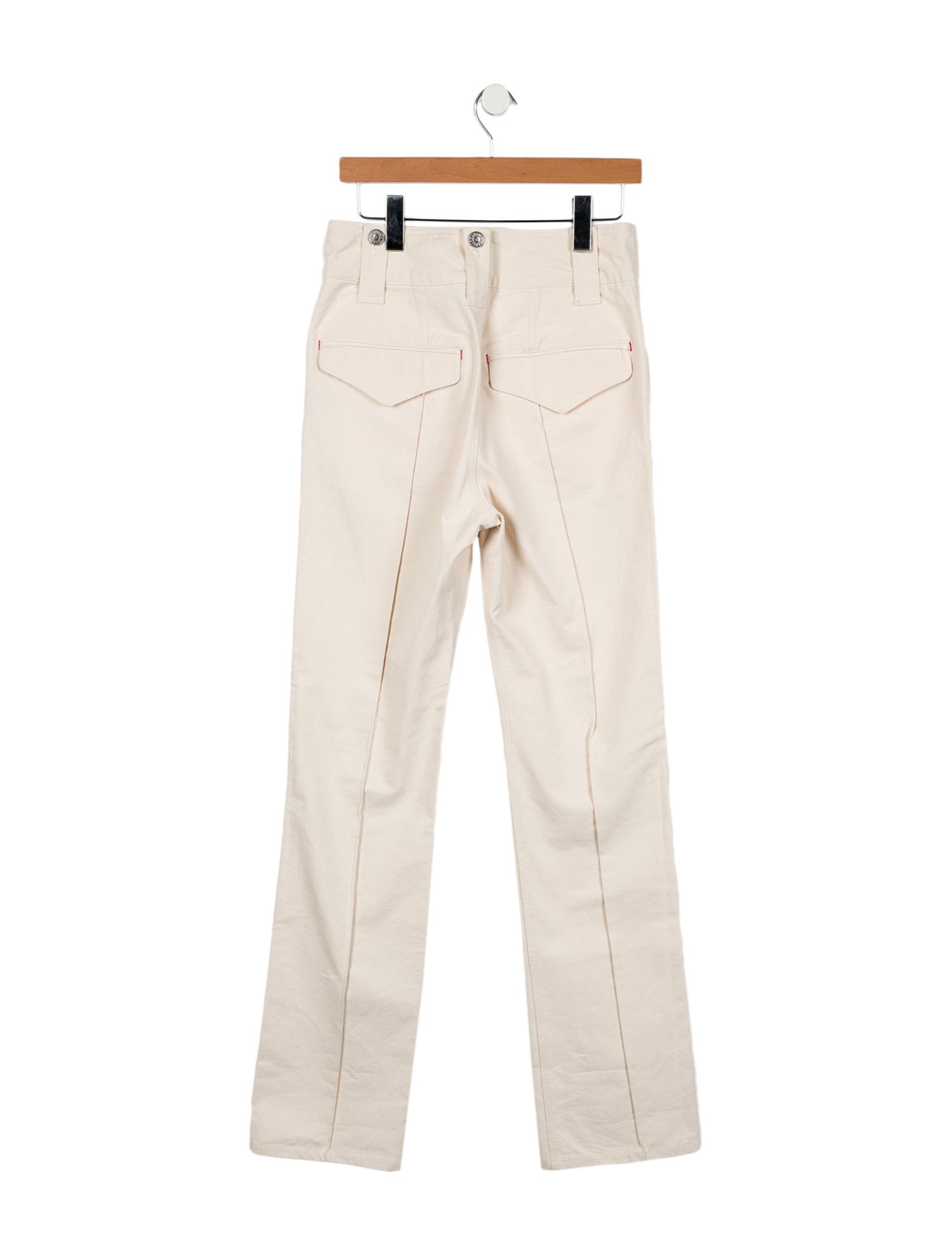 Isabel Marant High-Rise Straight Leg Jeans