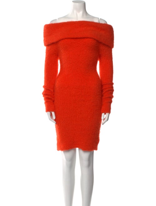 Isabel Marant Off-The-Shoulder Knee-Length Dress