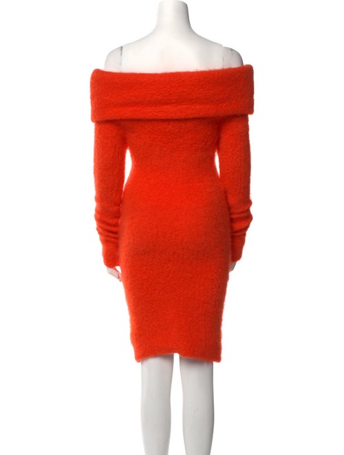 Isabel Marant Off-The-Shoulder Knee-Length Dress