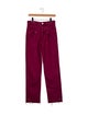 Isabel Marant High-Rise Straight Leg Jeans