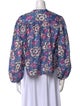 Isabel Marant Silk Floral Print Blouse