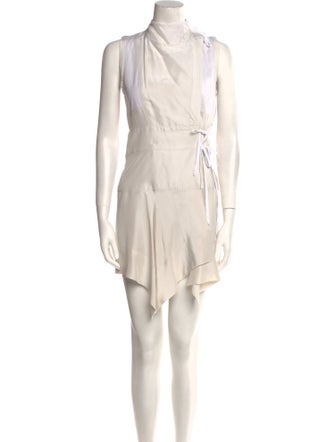 Isabel Marant Mock Neck Knee-Length Dress
