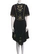Isabel Marant Crew Neck Knee-Length Dress