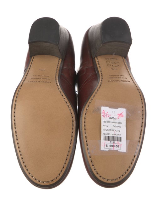 Isabel Marant Leather Western Boots