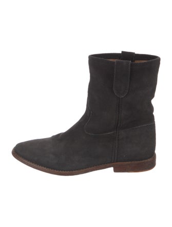 Isabel Marant Suede Moto Boots