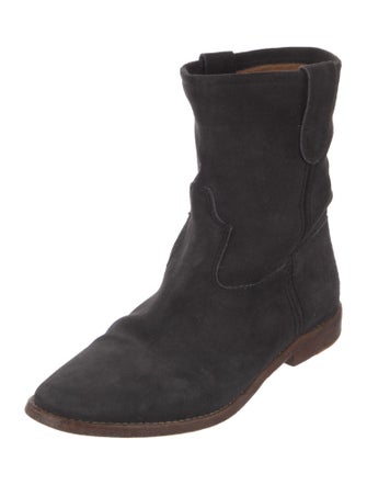 Isabel Marant Suede Moto Boots