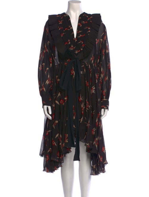 Isabel Marant Printed Midi Length Dress