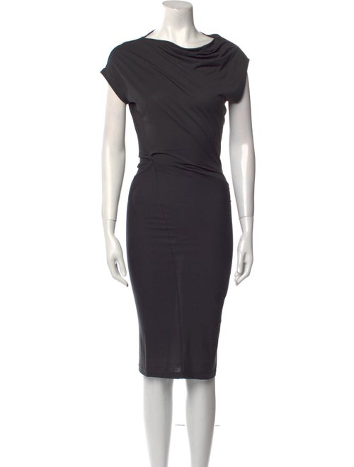 Isabel Marant Cowl Neck Midi Length Dress