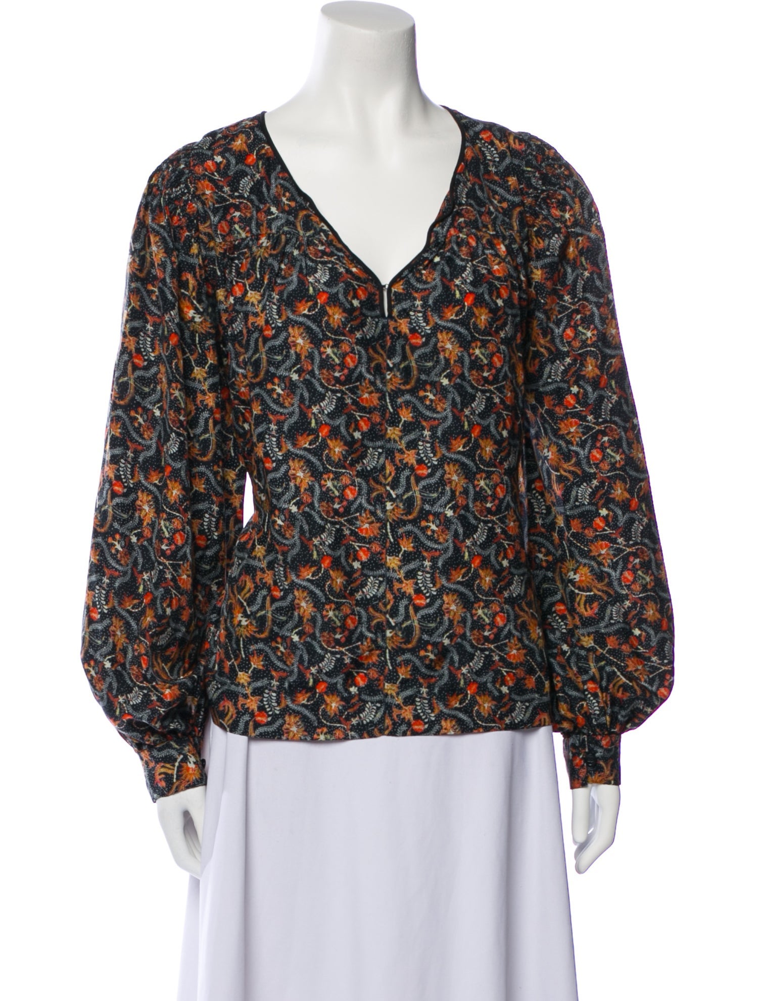 Isabel Marant Silk Printed Blouse